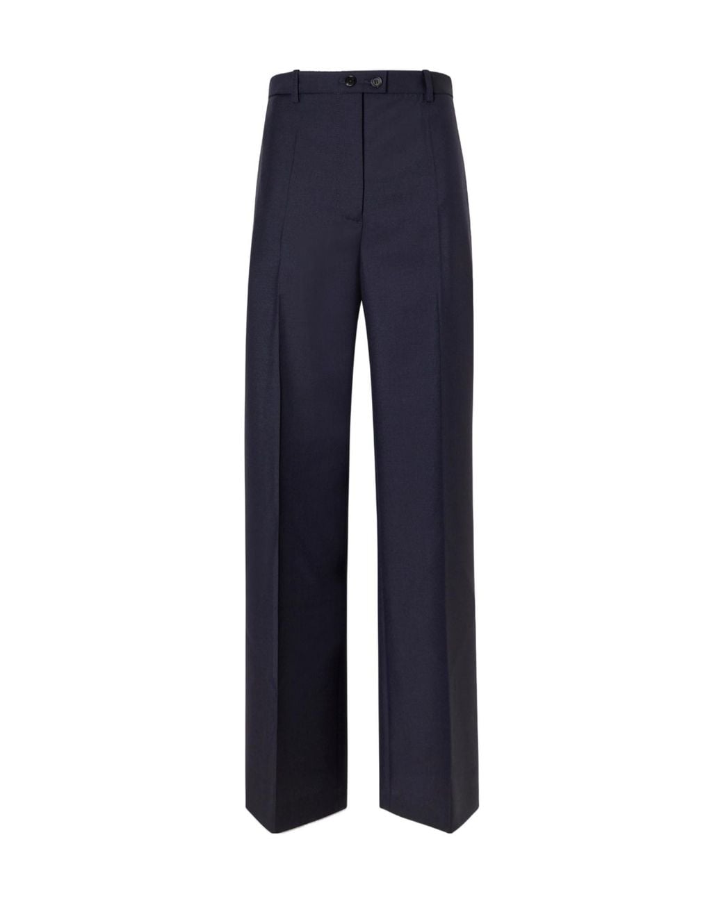 Jil Sander Blue Wide-Leg Tailored Trousers