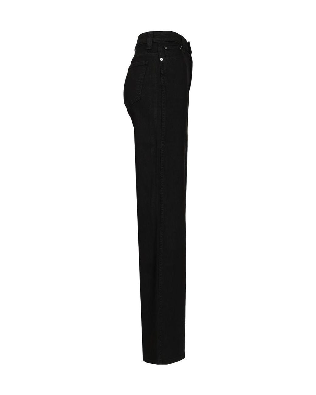 Khaite Black Dane Stretch Jeans