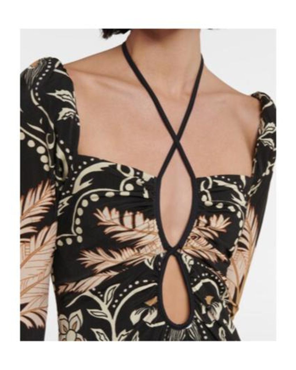 Johanna Ortiz Natural Fables Of The Night Midi Dress