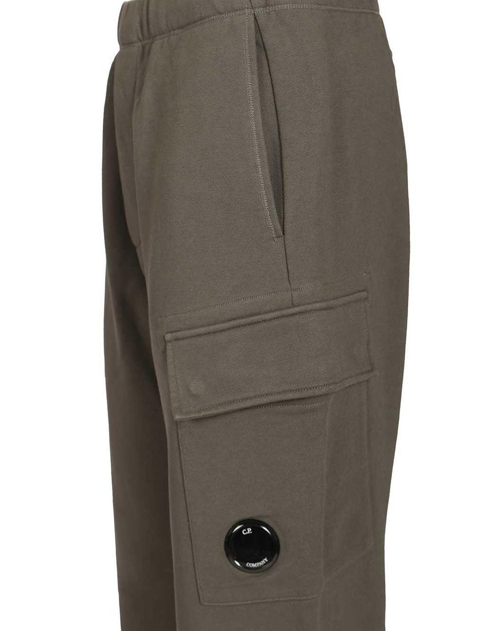 C P Company Gray Metropolis Series Diagonal Track Pants for men