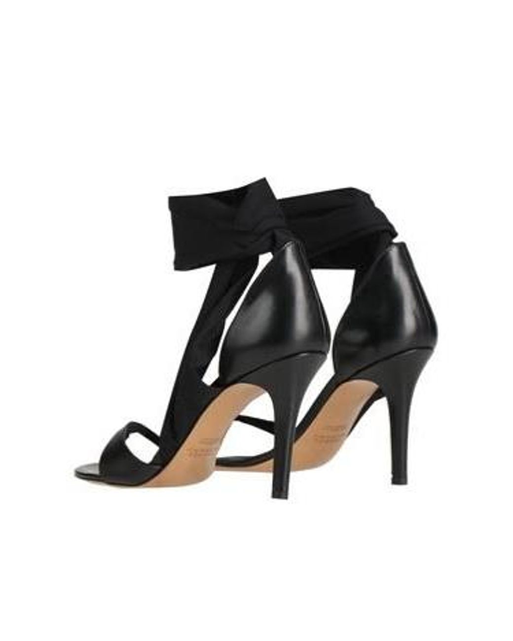 Isabel Marant Black Minimalist Stylish High Heel Sandals