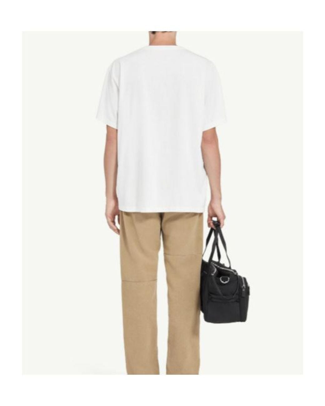 MM6 by Maison Margiela White Key Crewneck T-Shirt for men