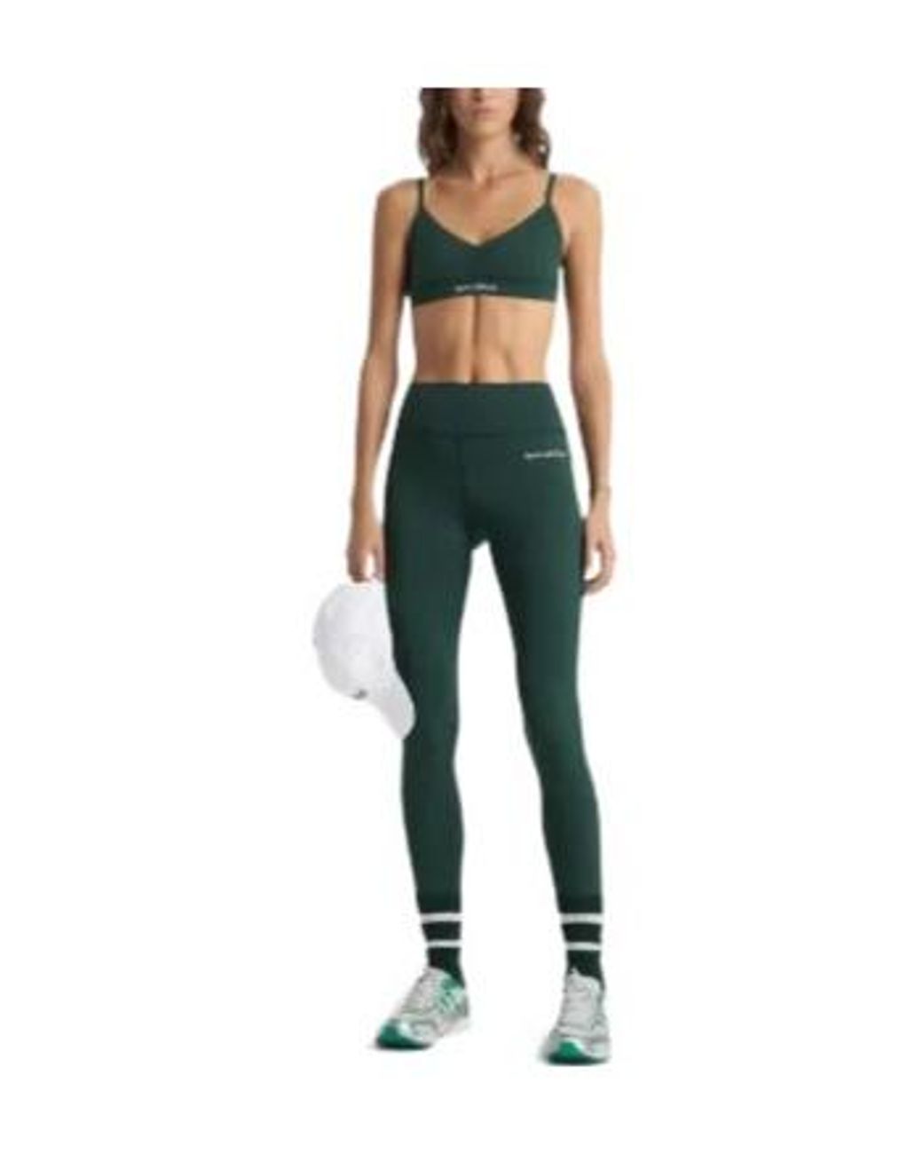 Sporty & Rich Green Logo Performance Trousers