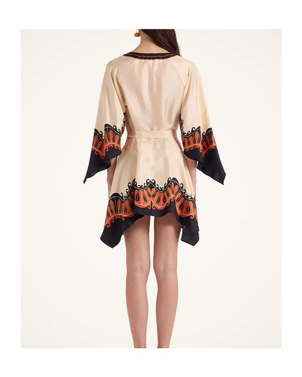 LaDoubleJ Natural La Doublej Belted Printed Dress