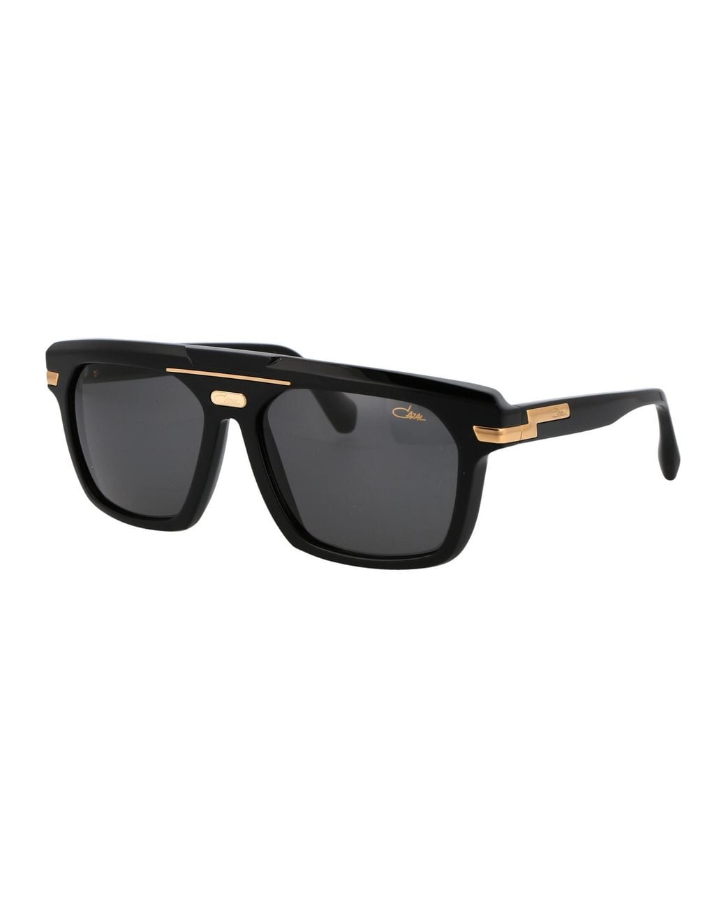 Cazal Black Shield-Frame Sunglasses for men