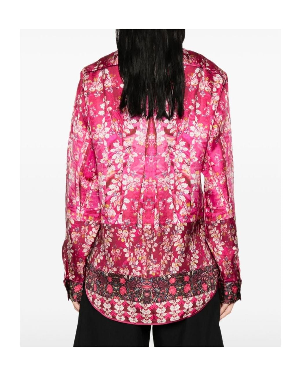 Pierre Louis Mascia Red Long Sleeve Shirt