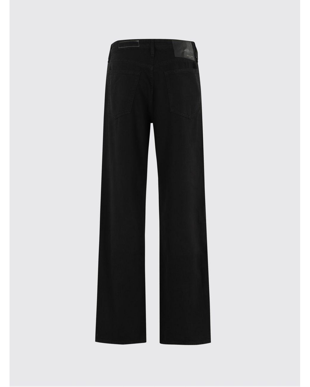 Rag & Bone Black Logan Relaxed Pants