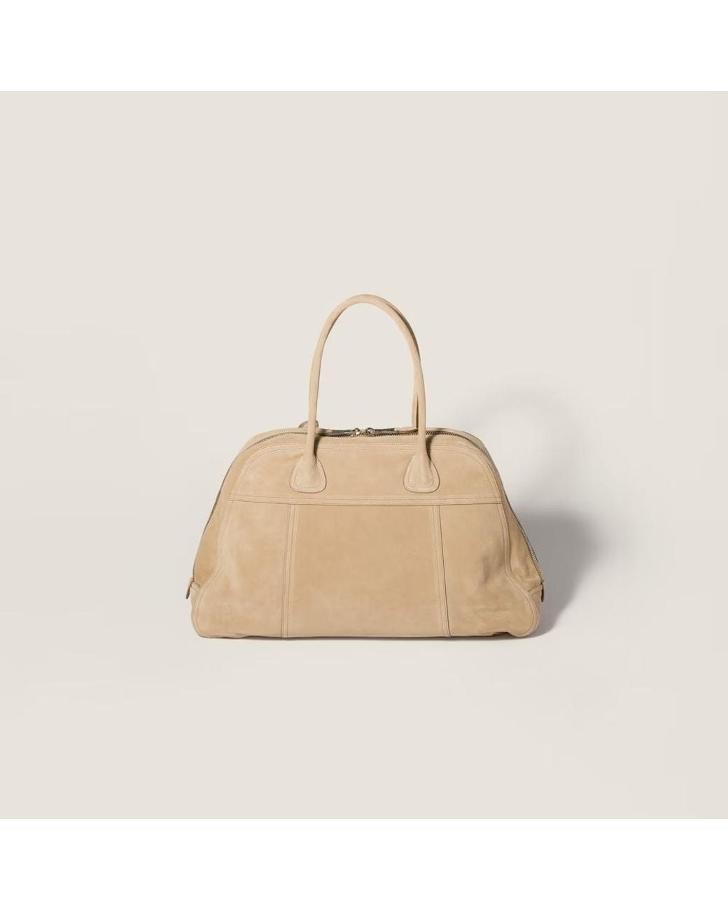 Miu Miu Natural Vivant Suede Bag