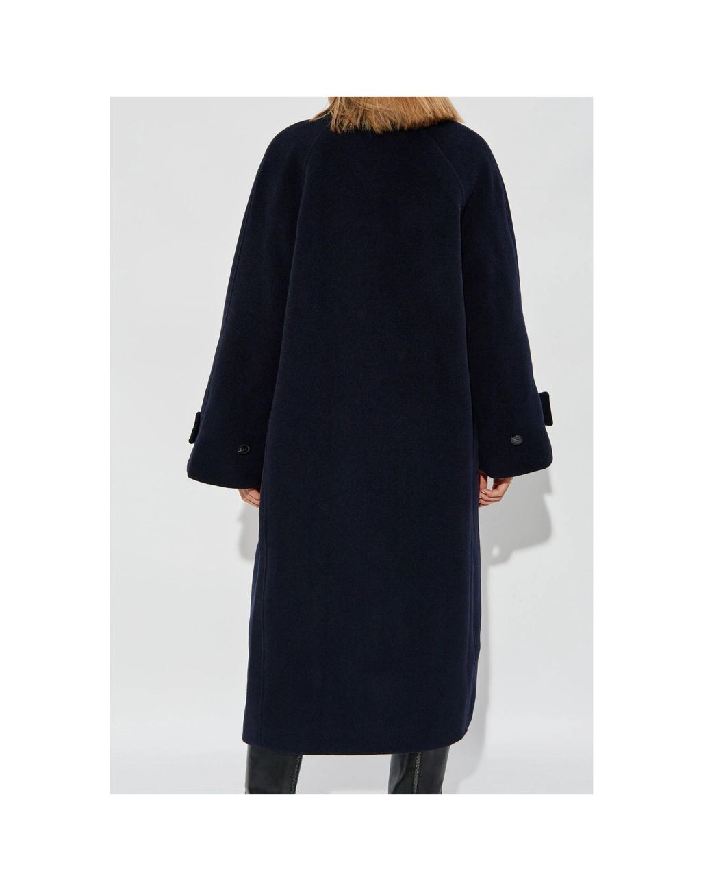 Samsøe & Samsøe Blue Alma Long Sleeve Puffer Jacket