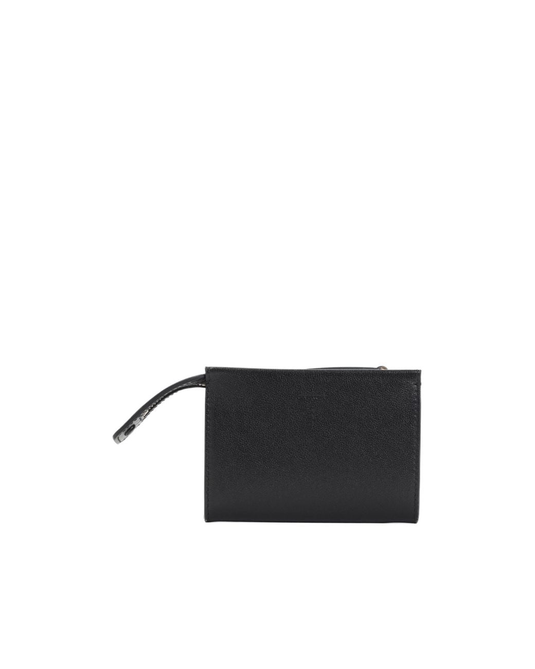 Givenchy White Logo Printed Zipped Wallet