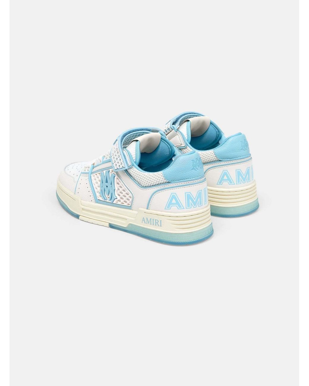 Amiri Blue Ma Skyline Leather Sneakers for men