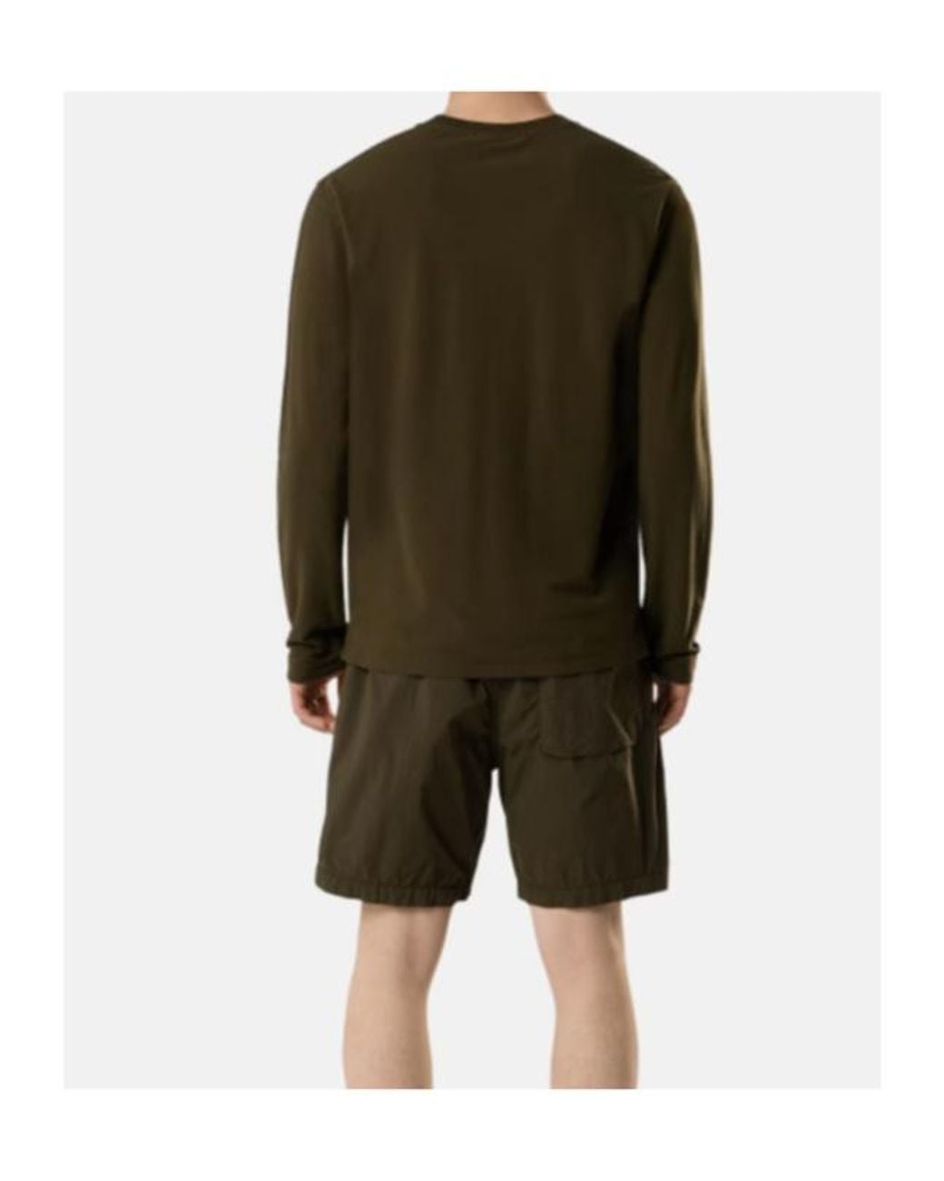 Stone Island Green Slim-Fit Long Sleeved T-Shirt for men