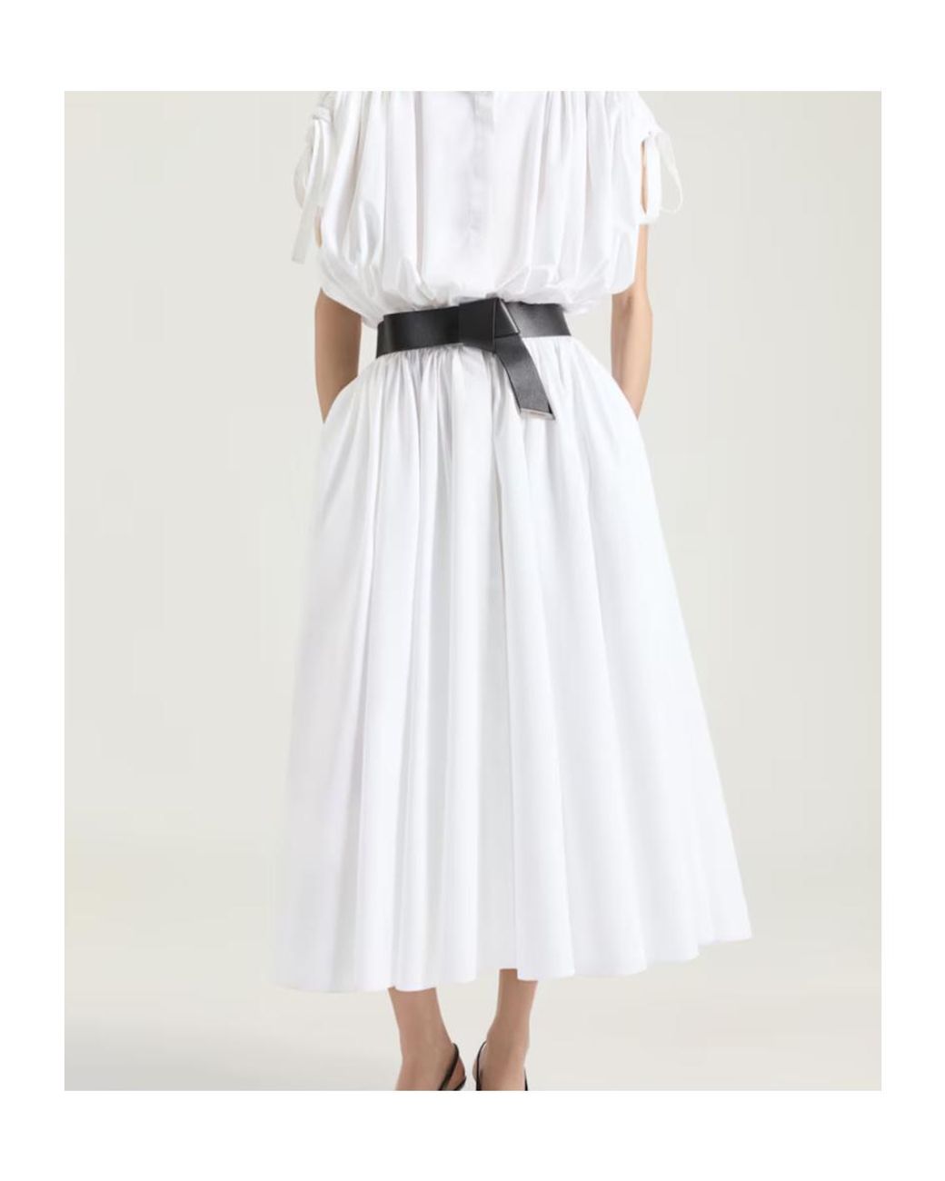 Givenchy Black Knot Detailed Belt