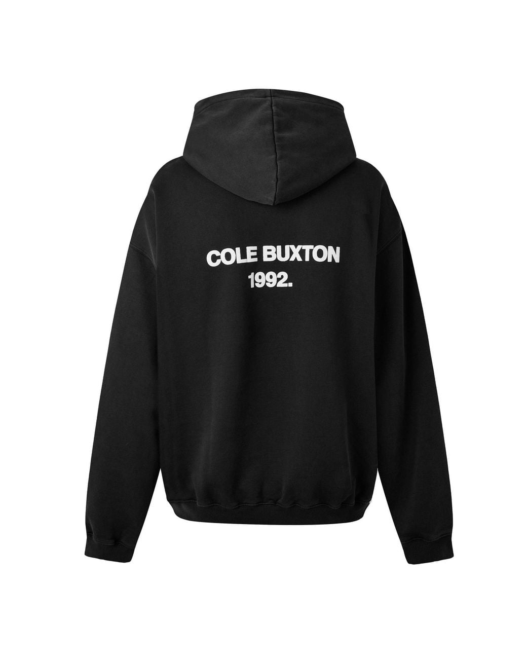 424 Black Pullover Hoodie for men