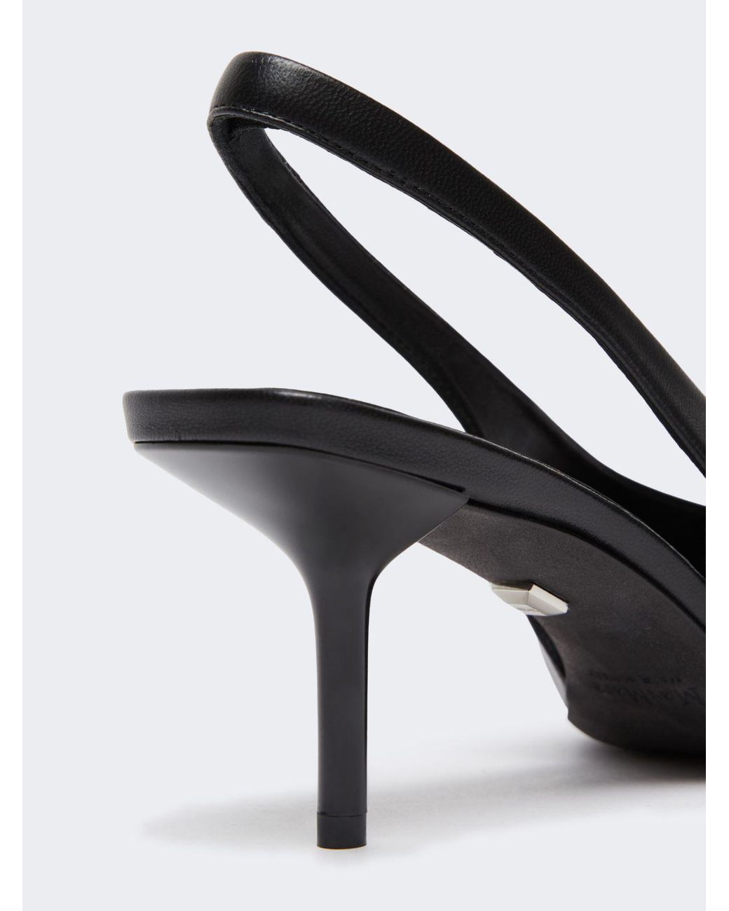 Max Mara Black Pointed-Toe High-Heeled Sandals