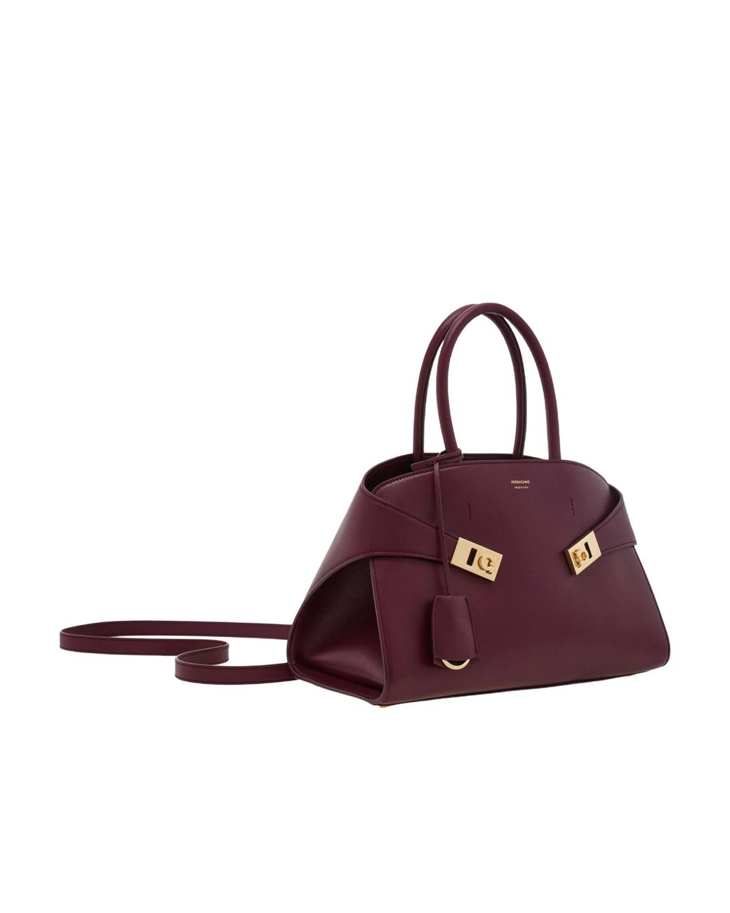 Ferragamo Purple Ferragamo Hug Small Tote Bag