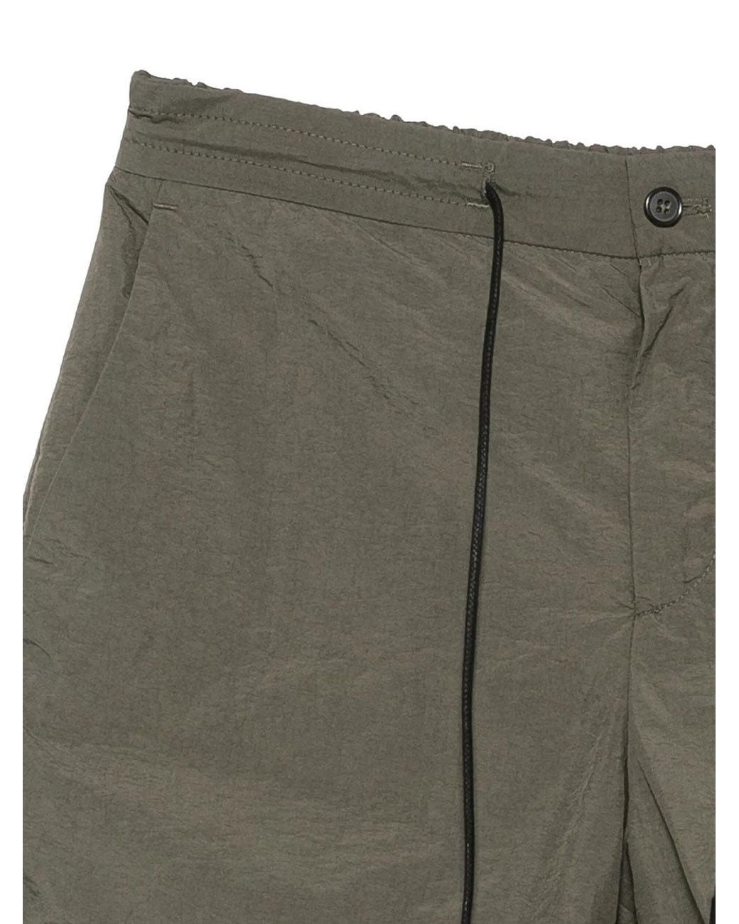 PT01 Gray Drawstring Shorts for men