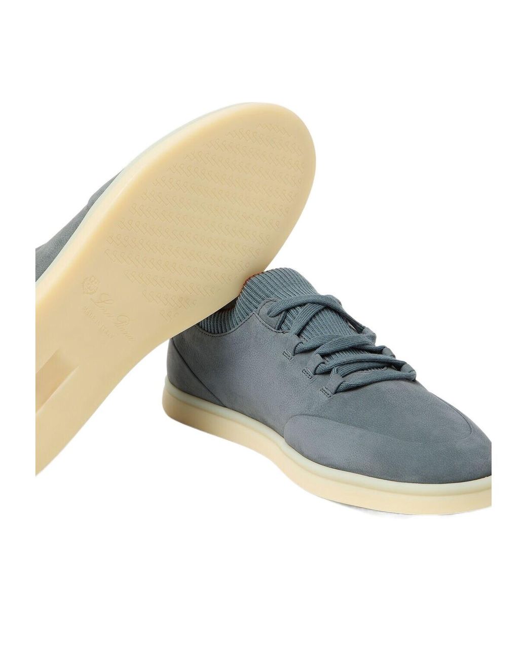 Loro Piana Blue Soho Walk Sneaker for men