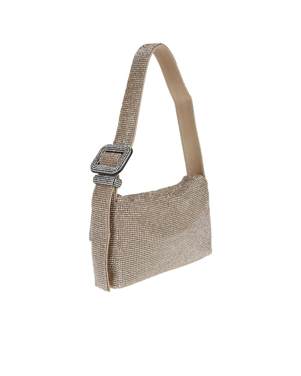 Benedetta Bruzziches Gray Flap Shoulder Bag
