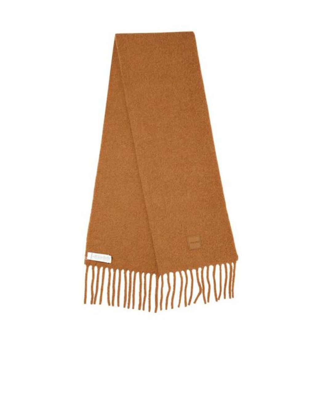 COACH Brown Tassel Scarf