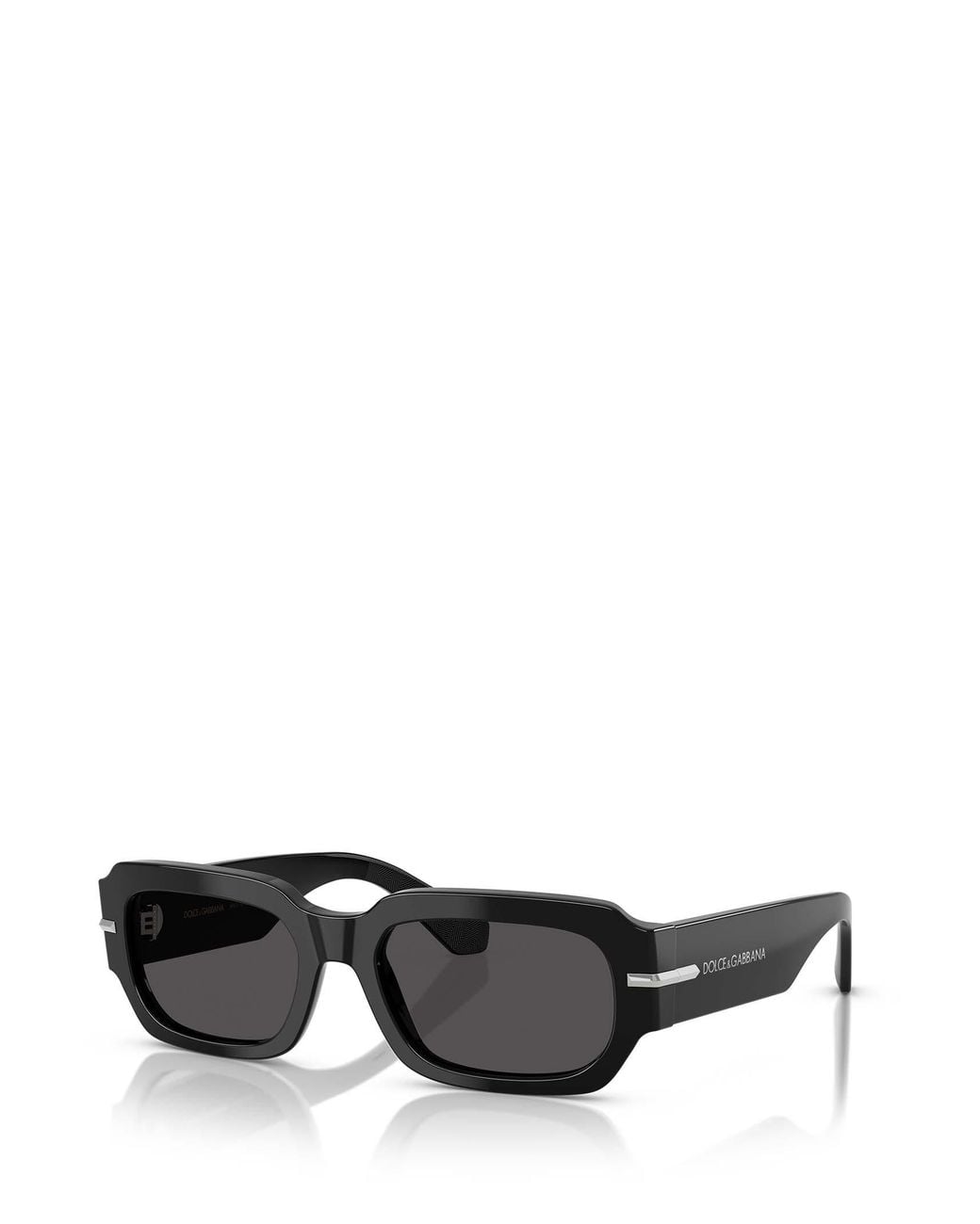 Dolce & Gabbana White Eyewear Rectangular Frame Sunglasses for men