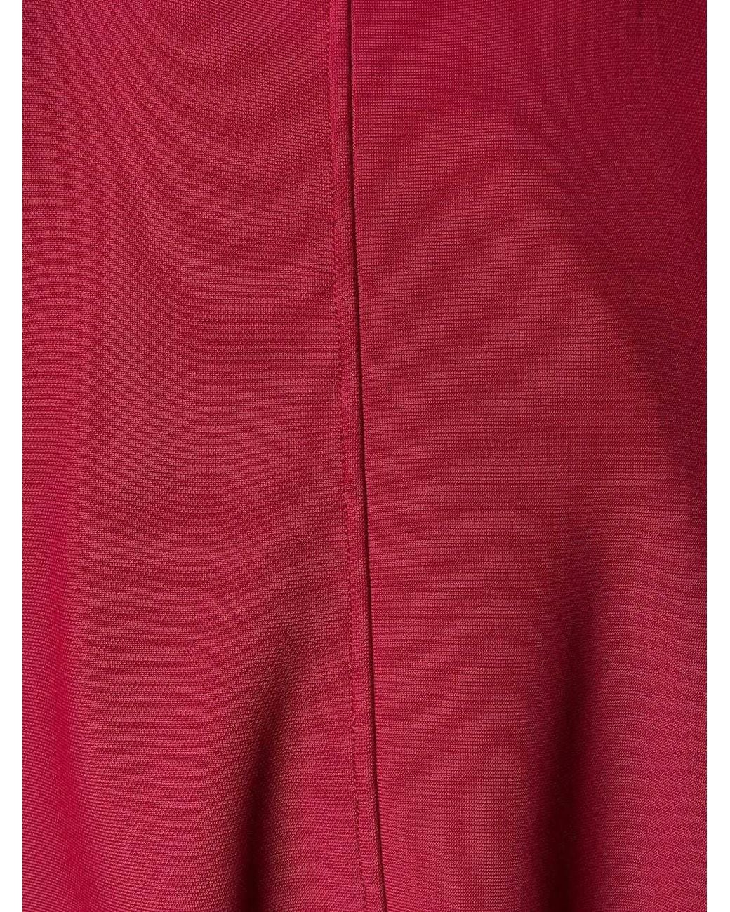 Valentino Red Asymmetrical Draped Cape