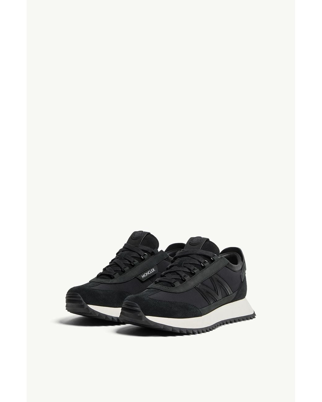 Moncler Black Pacey 2 Lace-Up Sneakers for men