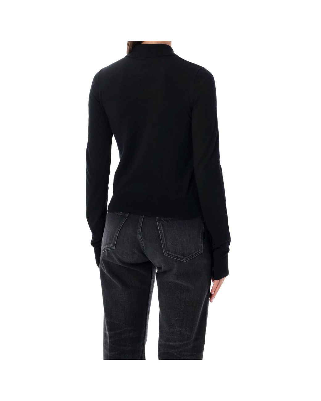 Céline Blue Polo Sweater