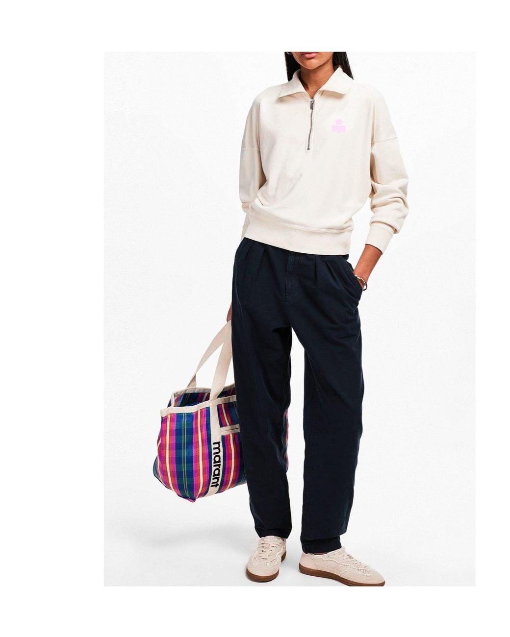 Isabel Marant White Crew Neck Sweatshirt