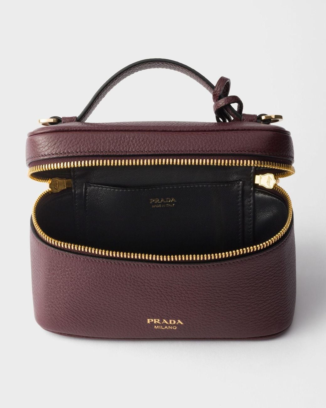 Prada Purple Leather Mini-Bag