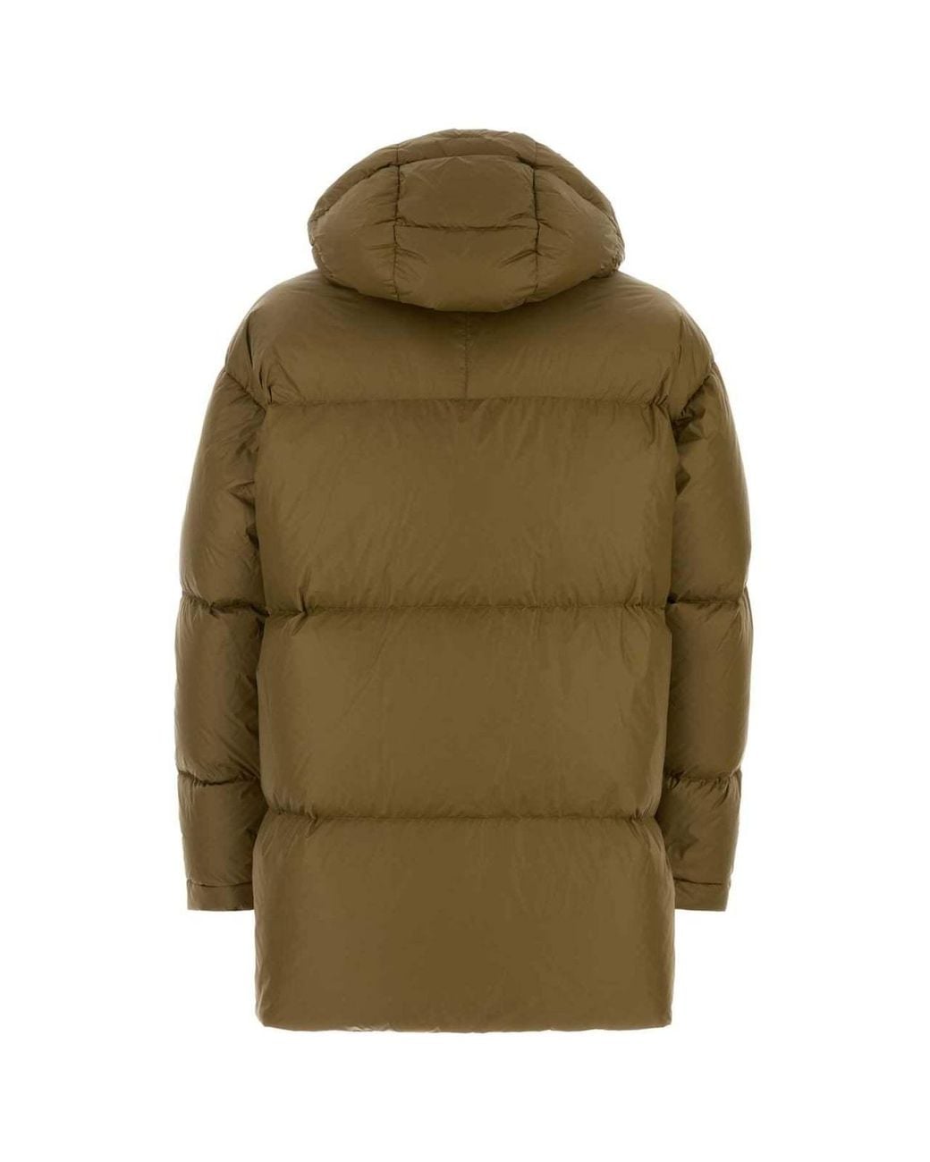 Herno Green Laminar Hooded Down Jacket for men