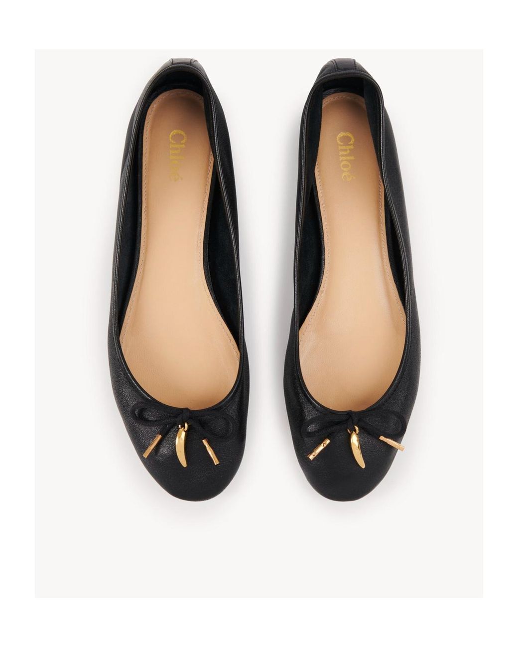 Chloé Black Chlo Iris Ballerina Shoes