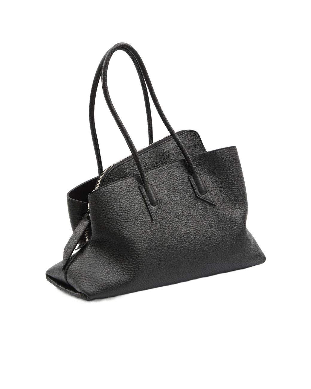 The Attico Black The La Passeggiata Medium Tote Bag