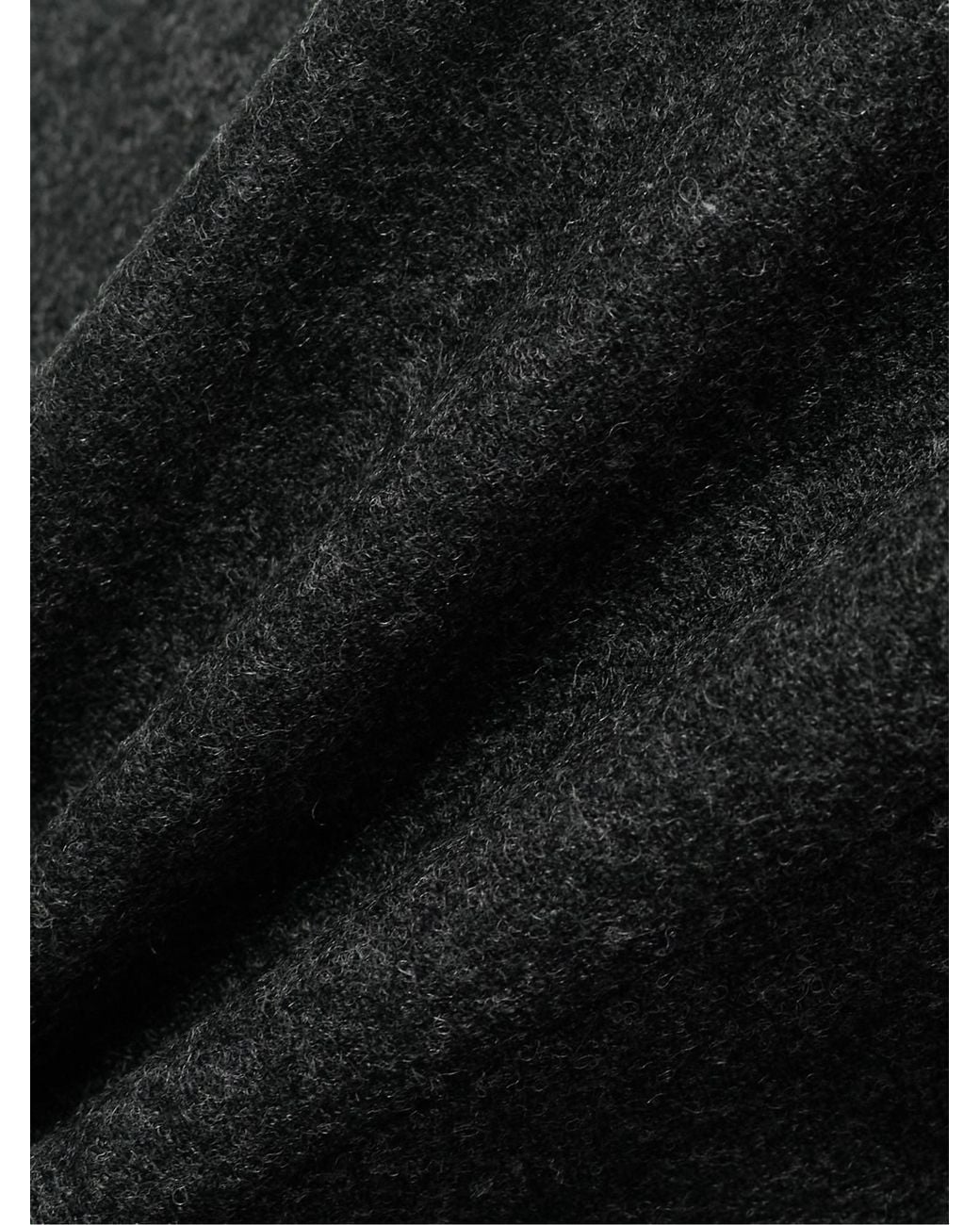 Frankie Shop Black Morrison Wool-Blend Straight-Leg Pants