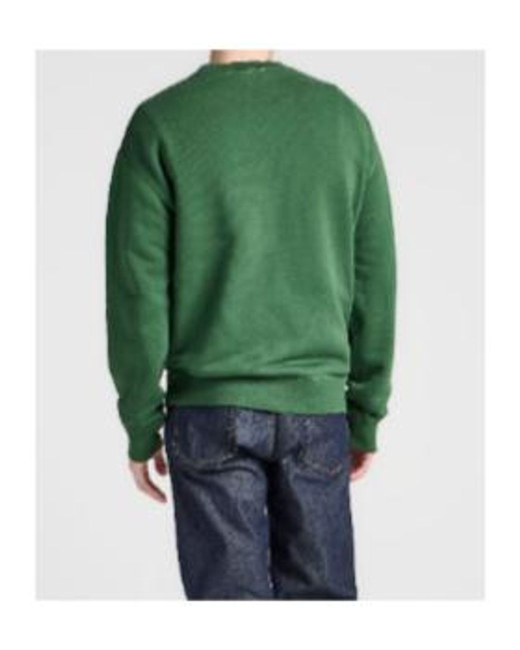 J.W. Anderson Green Jw Anderson Embroidered Logo Sweatshirt for men