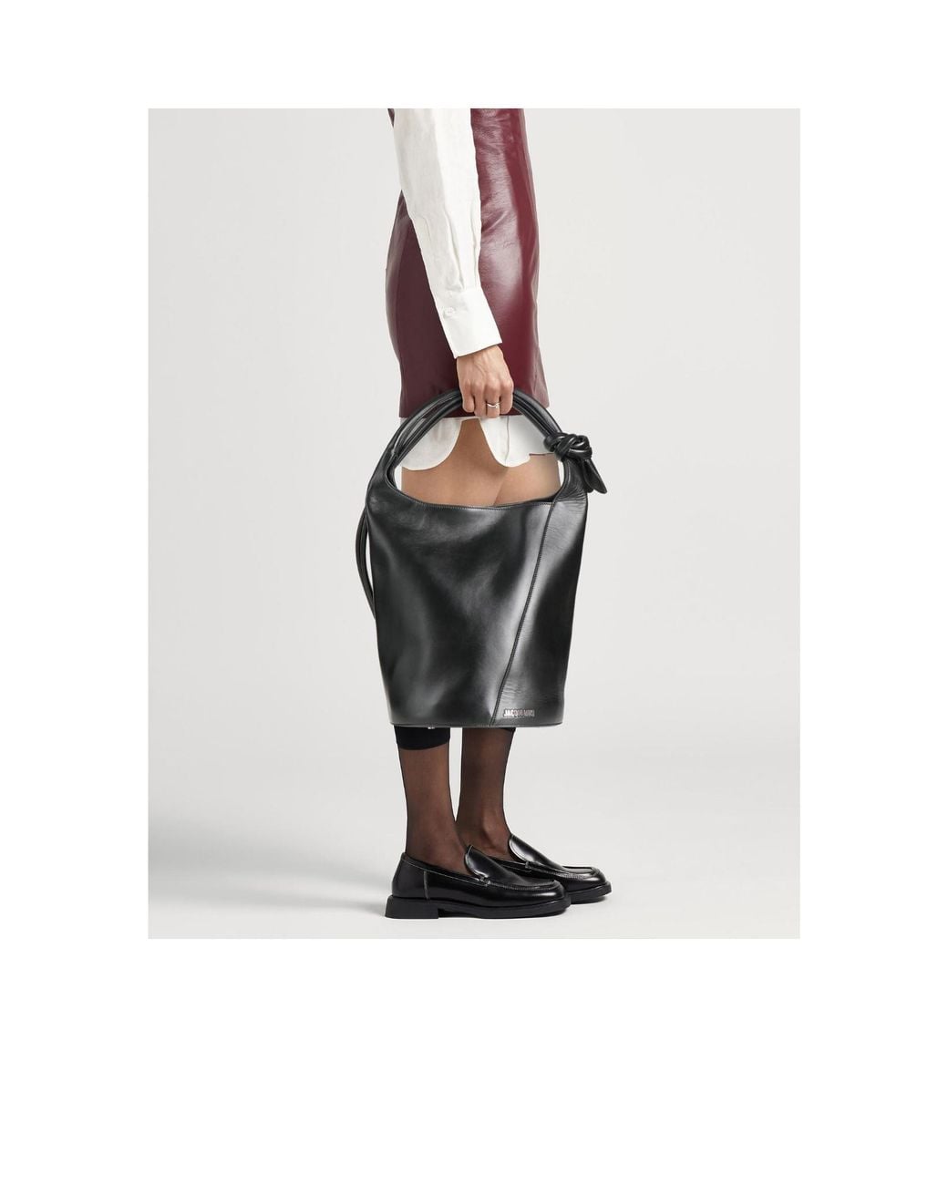 Jacquemus Black Bucket Handbags