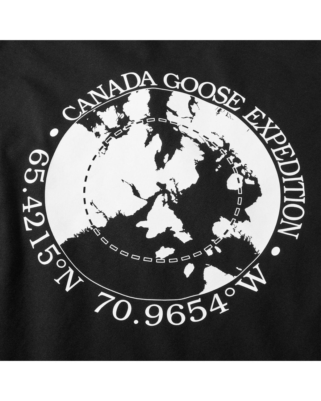 Canada Goose Black Printed T-Shirt for men
