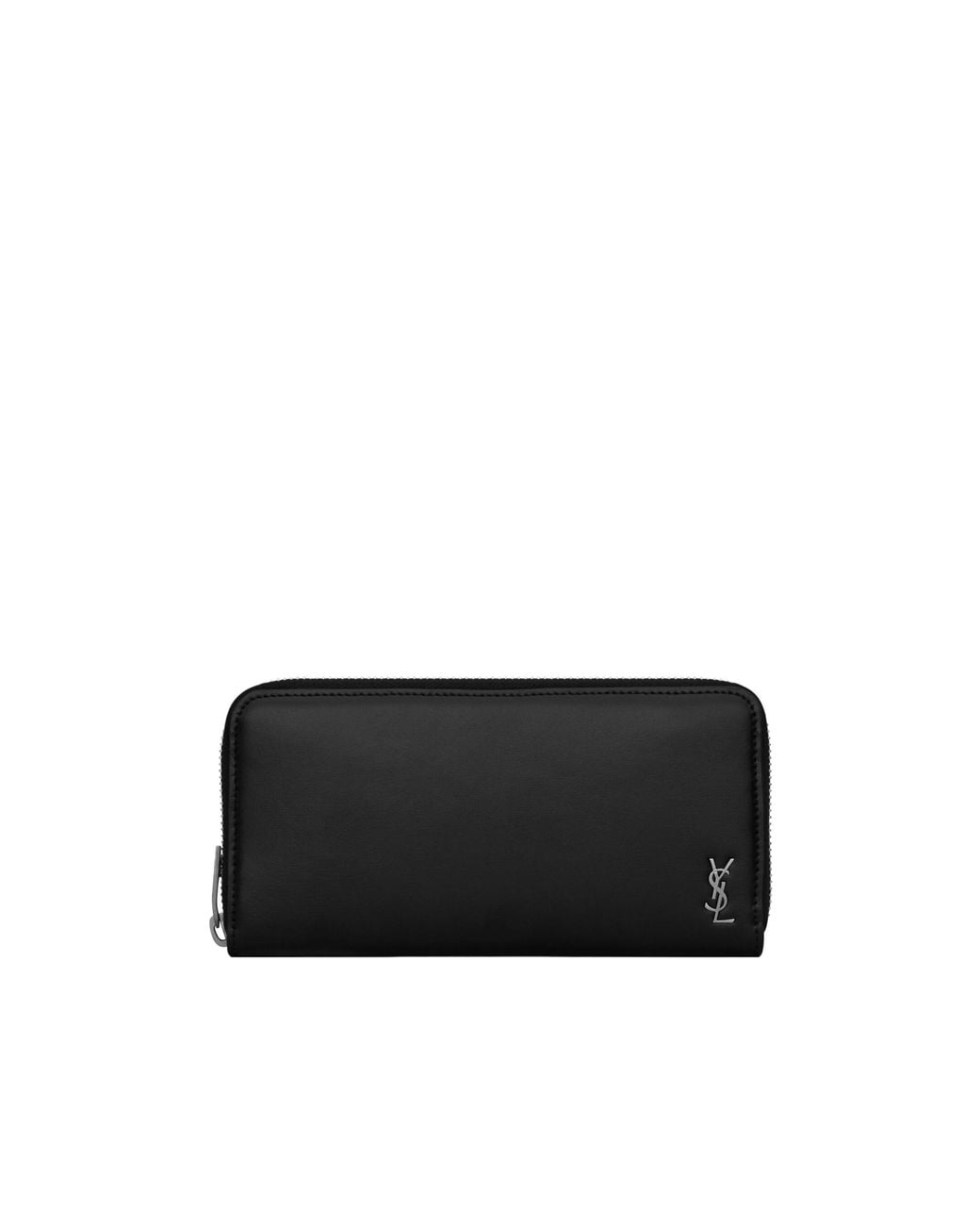 Saint Laurent Black Zippered Wallet for men
