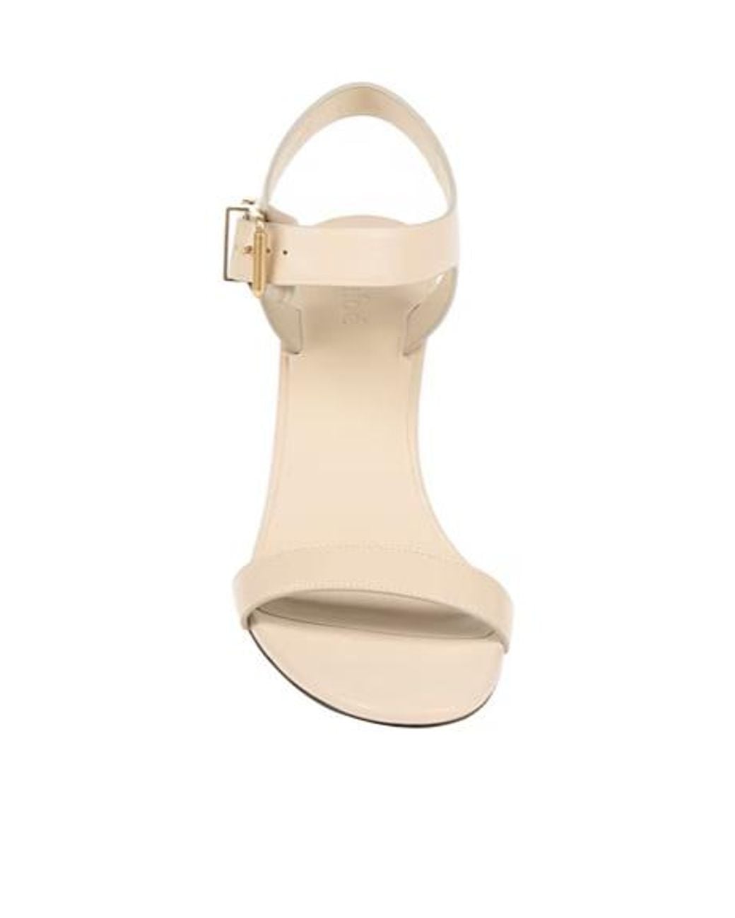 Chloé Natural Minimal Wedge Sandals