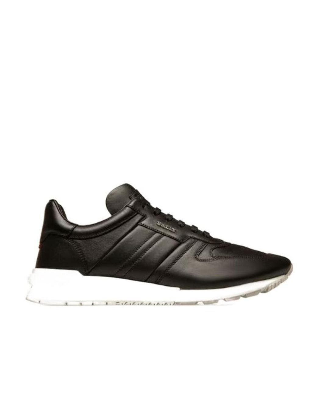 Bally Black Logo Casual Sports Shoes for men