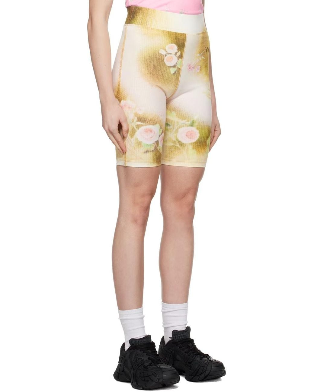 OPEN YY Yellow Floral Shorts