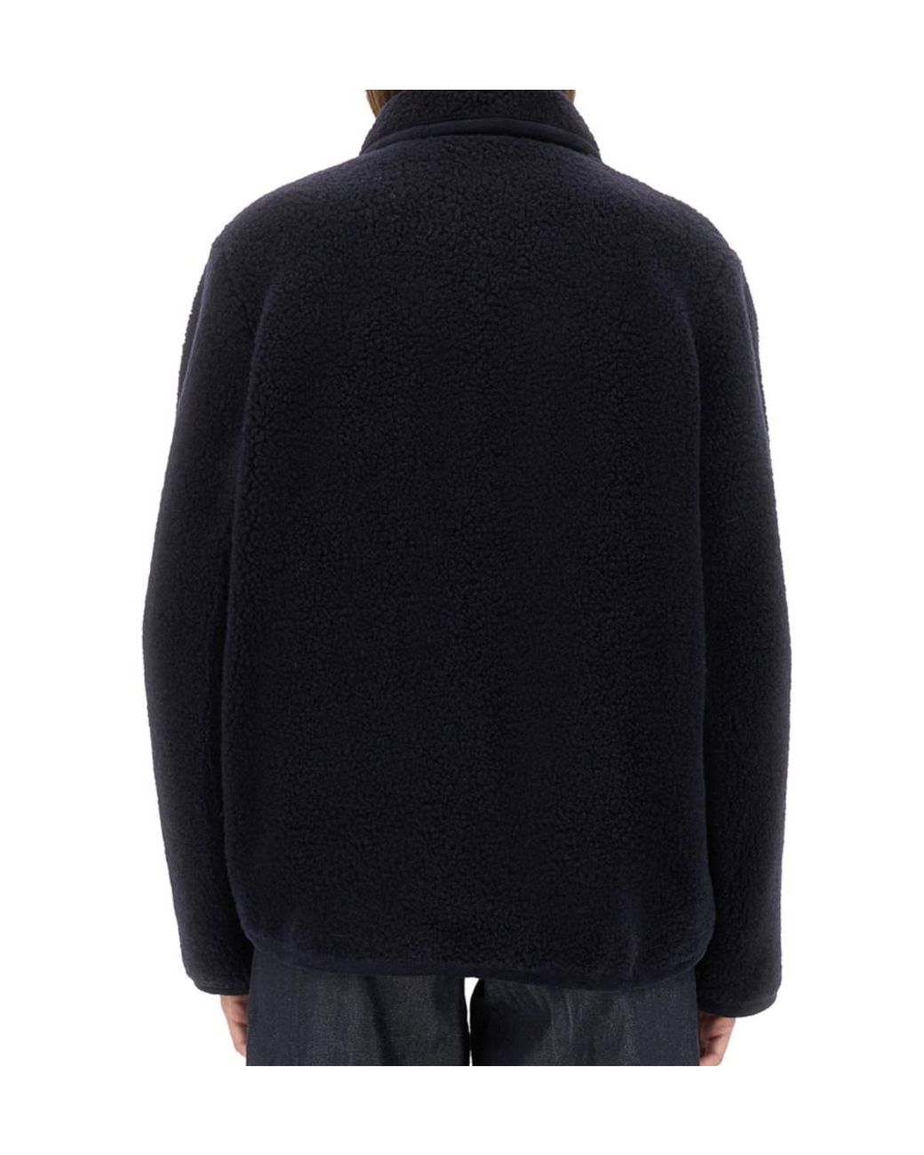 A.P.C. Blue Long Sleeve Buttoned Jacket