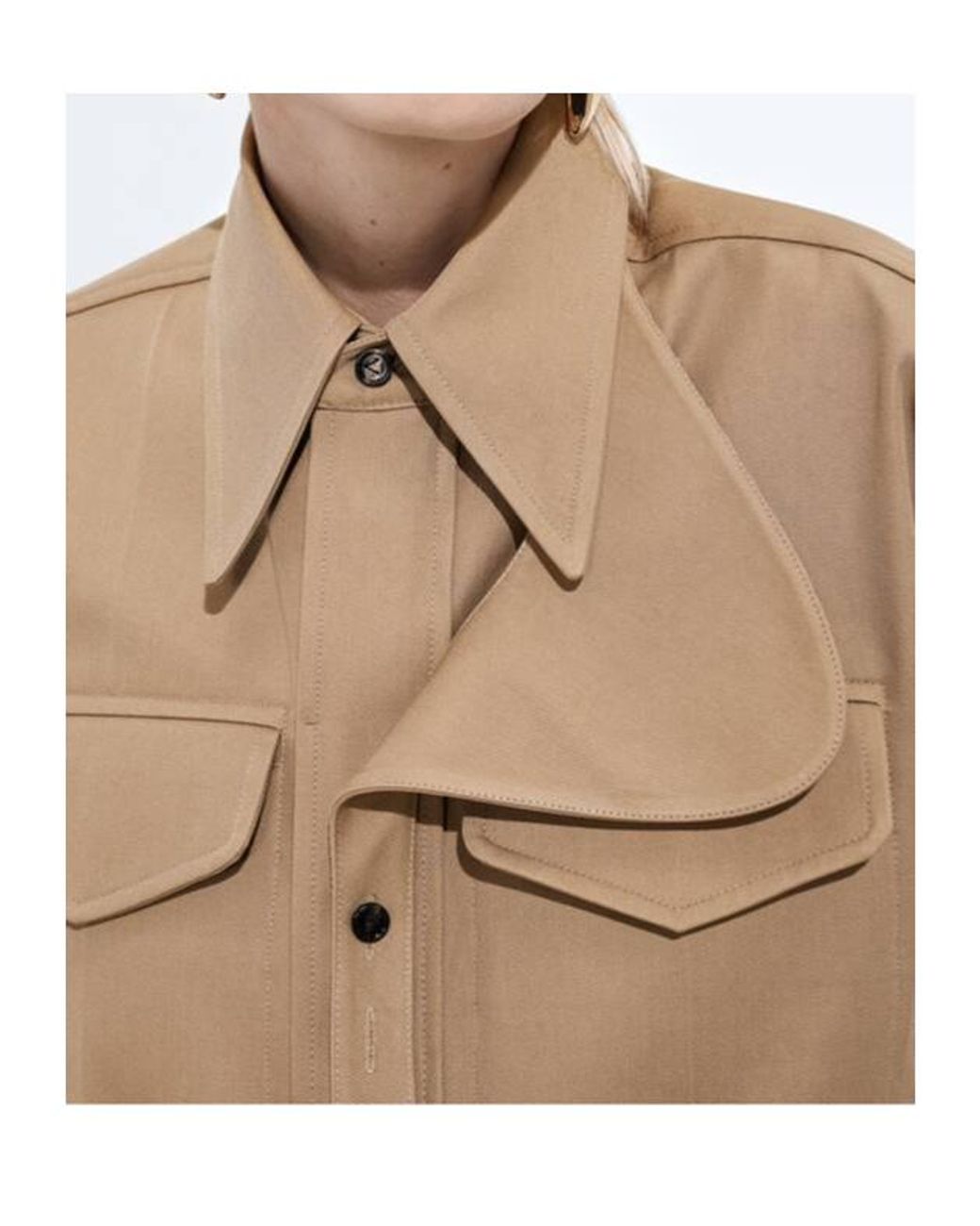 Bottega Veneta Natural Twill Shirt