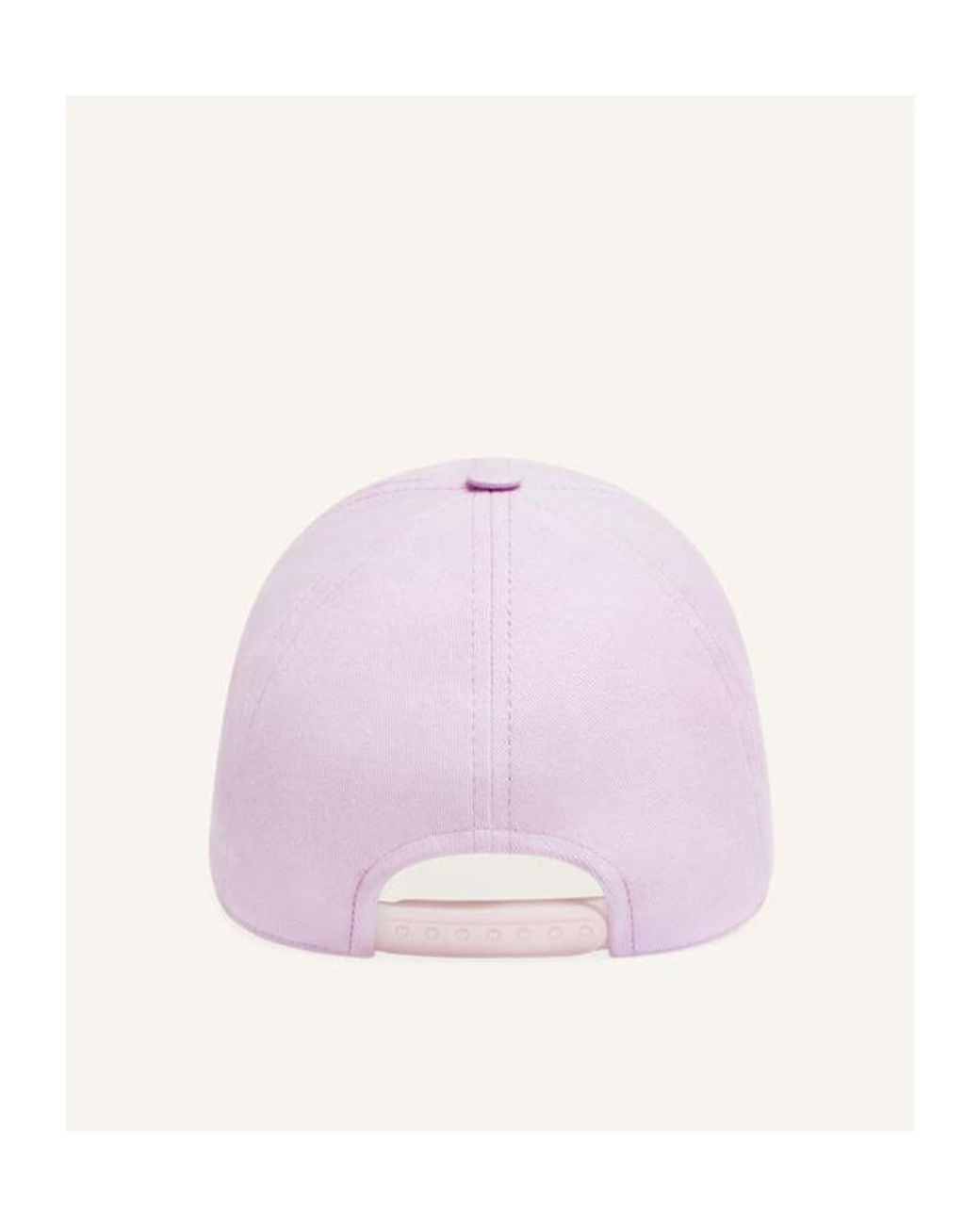 Courreges Purple Cotton Baseball Cap