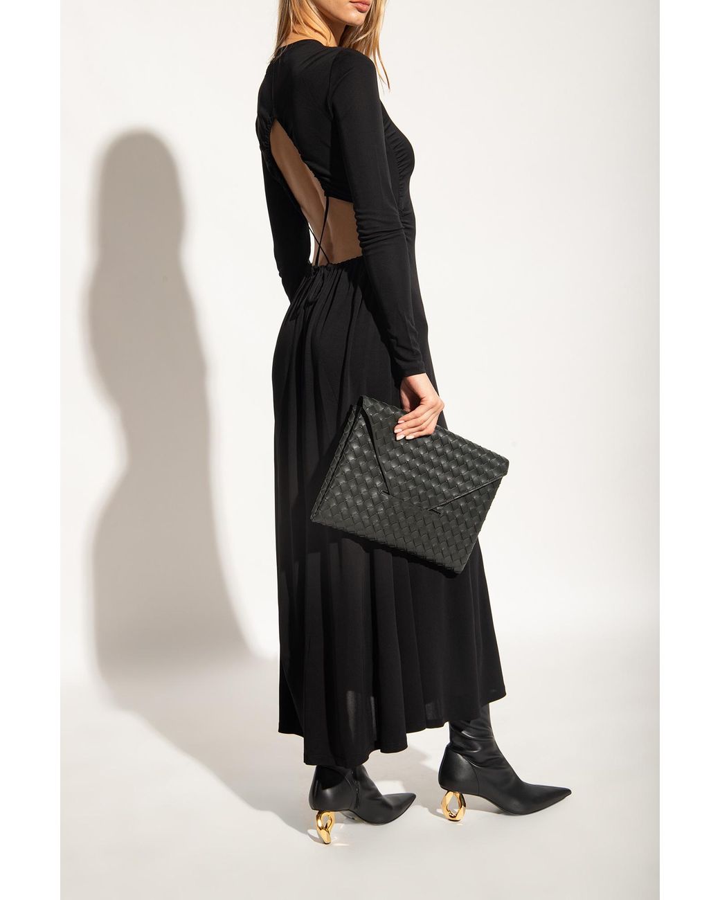 J.W. Anderson Black Jw Anderson Pointed-Toe Heeled Ankle Boots