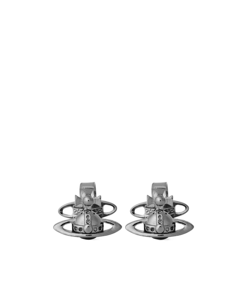 Vivienne Westwood White Vintage-Toned Stud Earrings for men