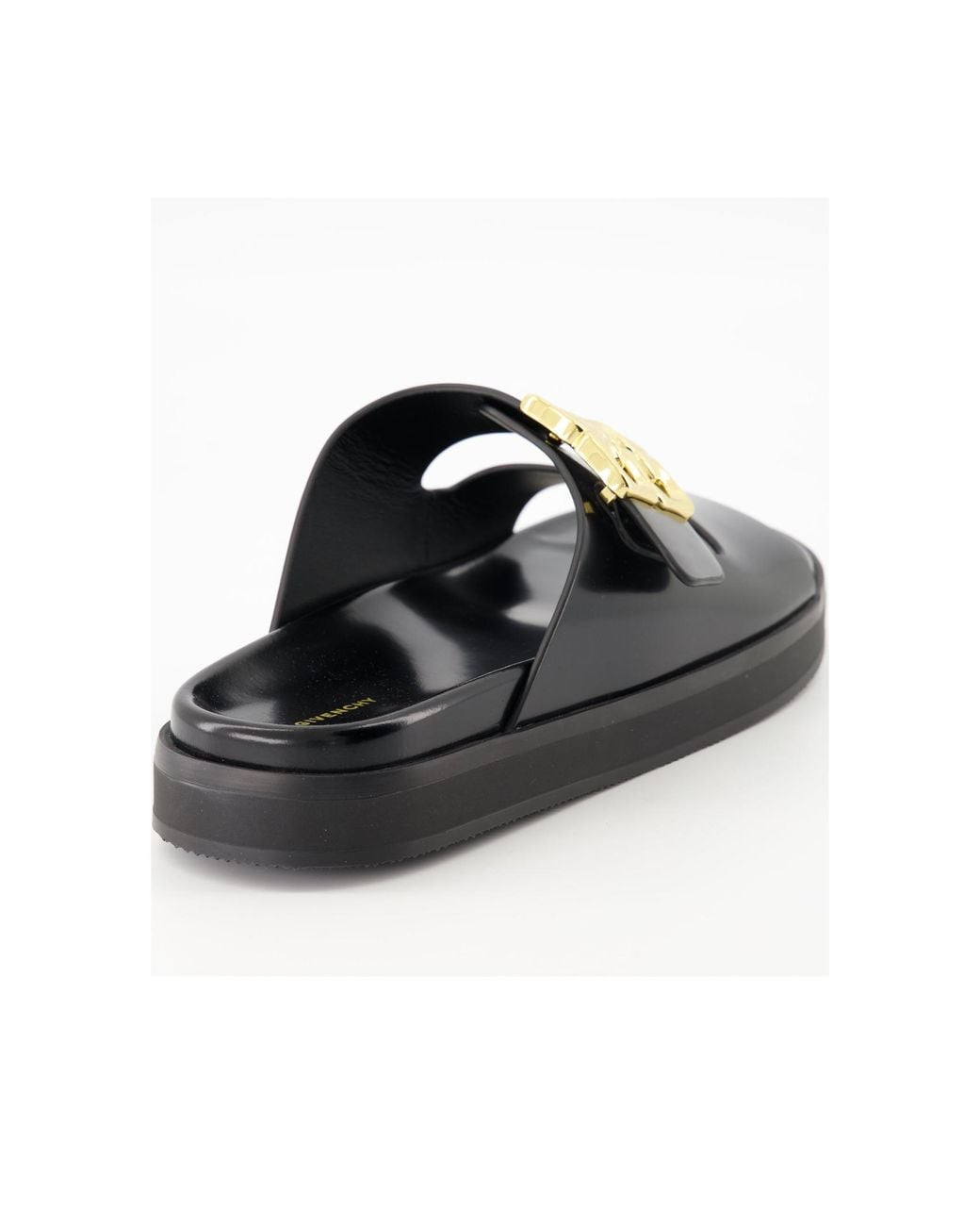 Givenchy Black 4G Buckled Sandals