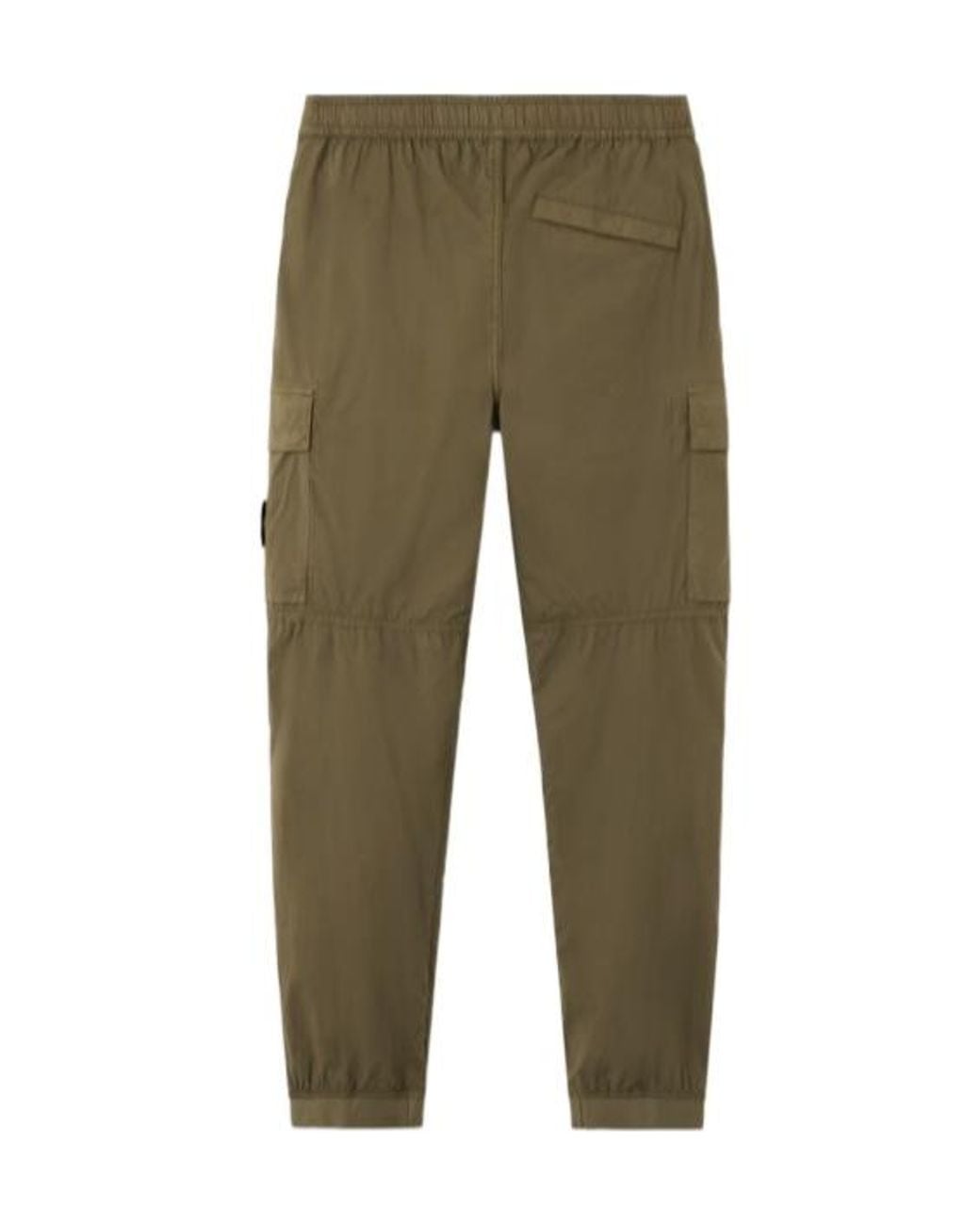 Stone Island Green Cotton Trousers for men