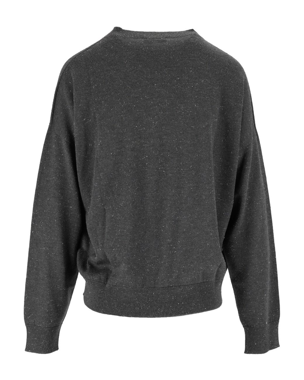 Peserico Gray Long-Sleeved Crewneck Jumper