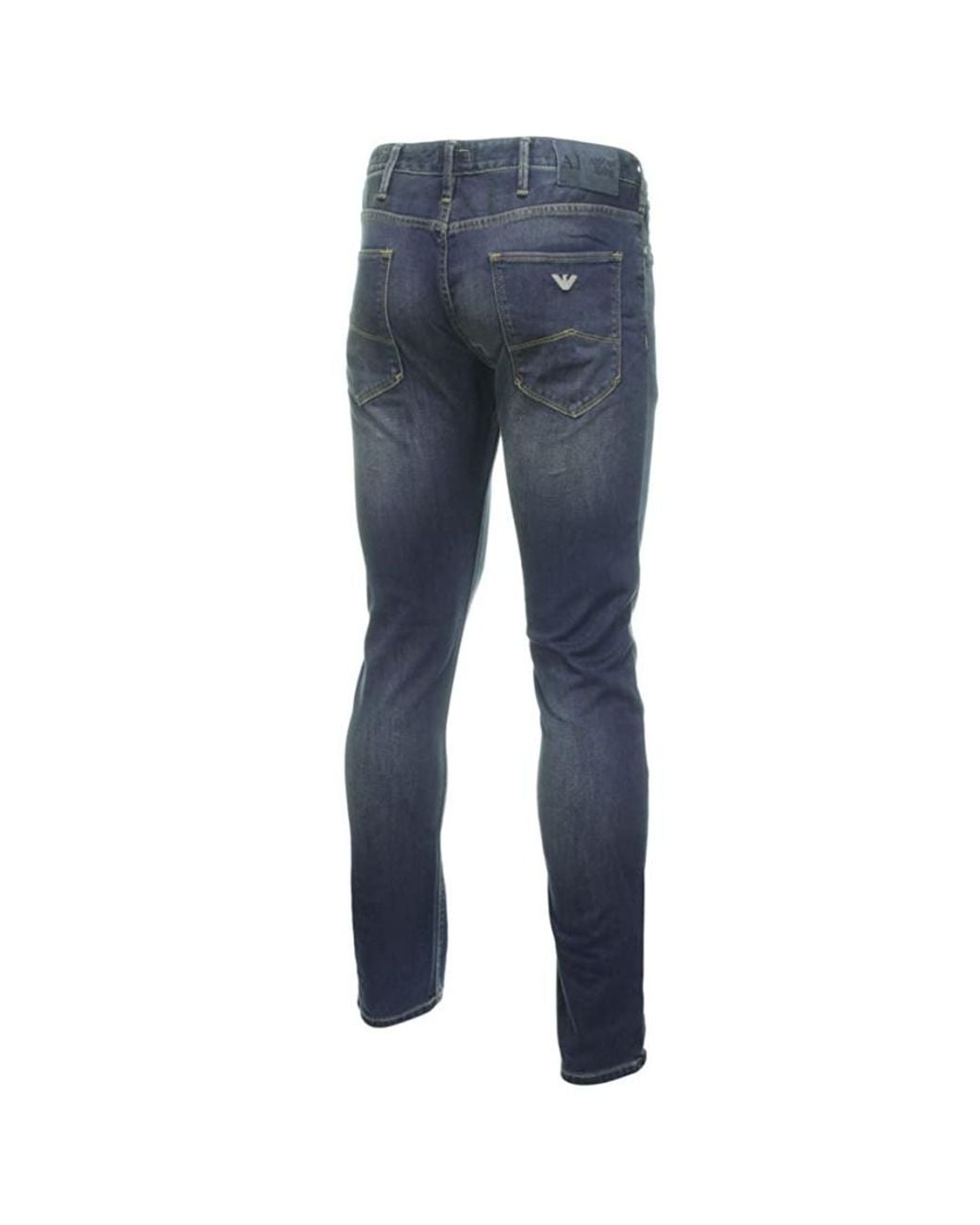 Armani Jeans Blue Logo Jeans for men